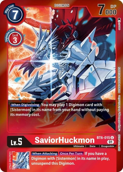 SaviorHuckmon (Event Pack 3), Double Diamond BT6-015 U