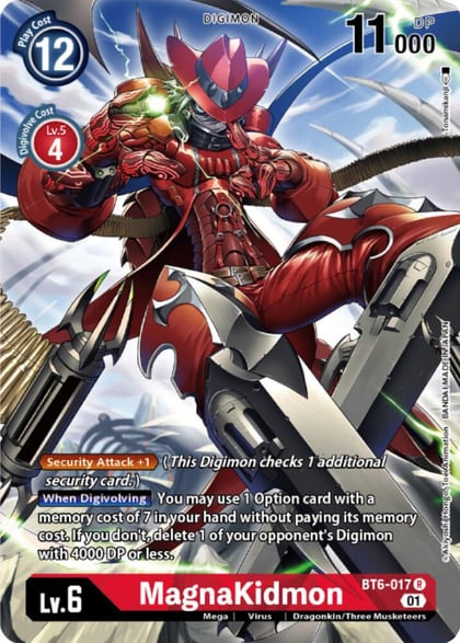 MagnaKidmon (Digimon Card Game Deck Box Set), Double Diamond BT6-017 R