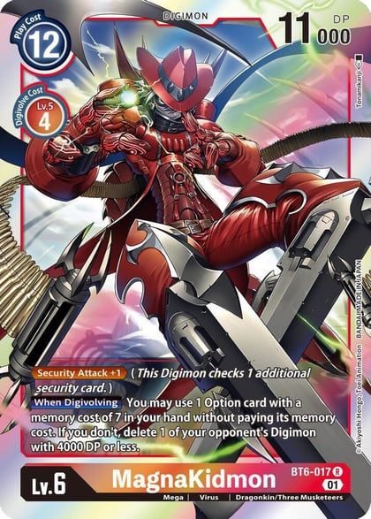 MagnaKidmon, Double Diamond BT6-017 R