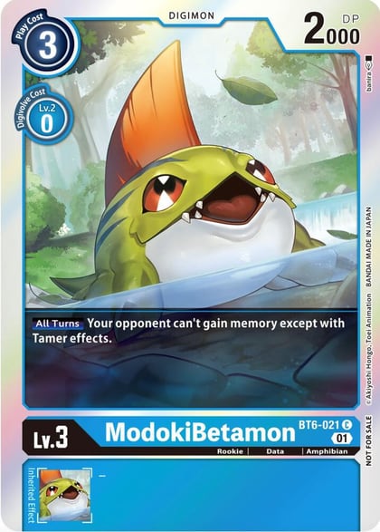 ModokiBetamon (Premium Deck Set Lucky Pack), Double Diamond BT6-021 C