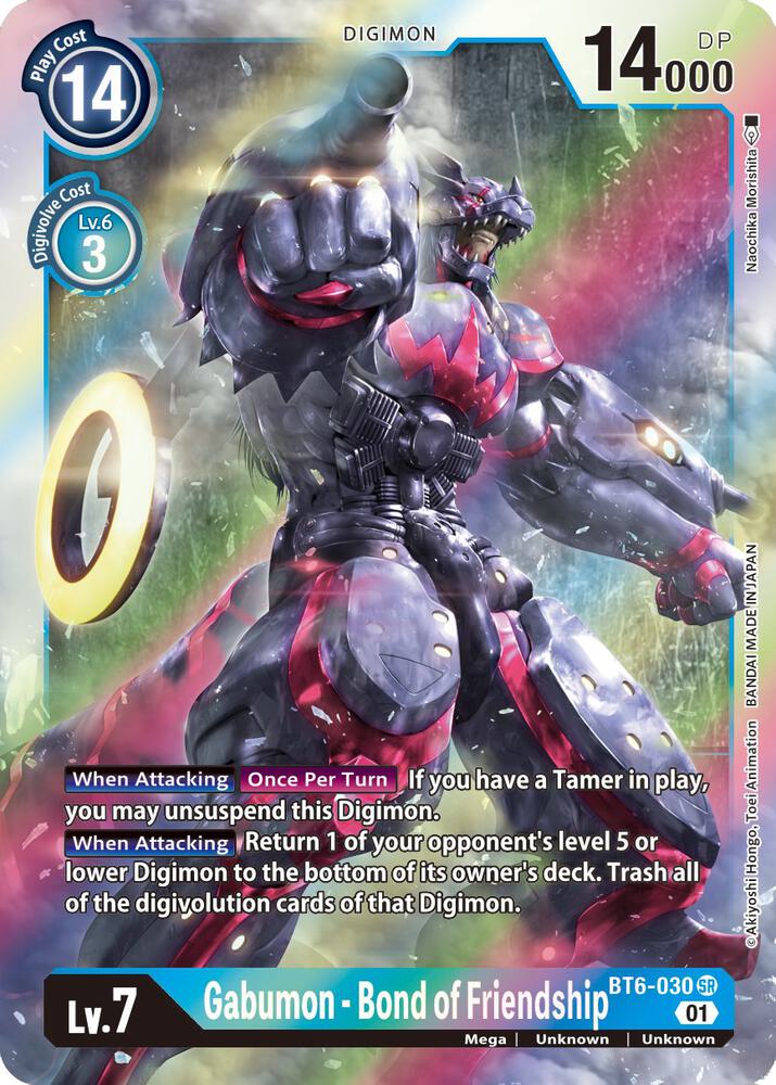Gabumon - Bond of Friendship, Double Diamond BT6-030 SR