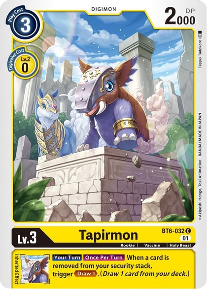 Tapirmon, Double Diamond BT6-032 C