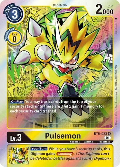 Pulsemon, Double Diamond BT6-033 R