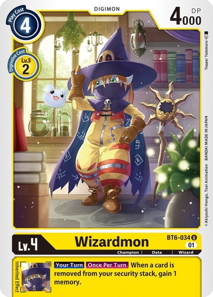 Wizardmon, Double Diamond BT6-034 U