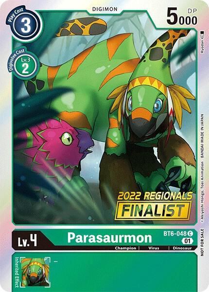 Parasaurmon (2022 Championship Online Regional) [Online Finalist], Double Diamond BT6-048 C