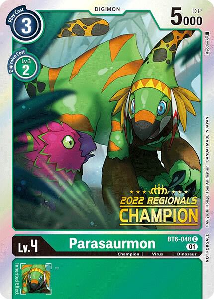 Parasaurmon (2022 Championship Online Regional) [Online Champion], Double Diamond BT6-048 C