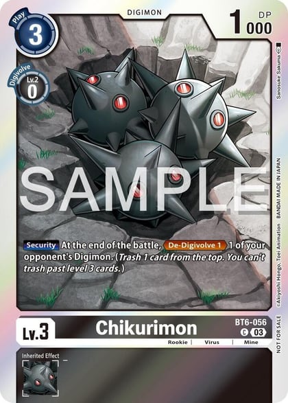 Chikurimon - BT6-056 (Official Tournament Vol.13 Winner Pack), Double Diamond BT6-056 C