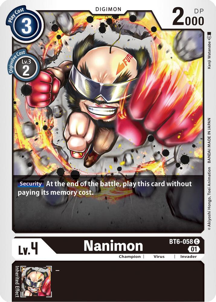 Nanimon, Double Diamond BT6-058 C