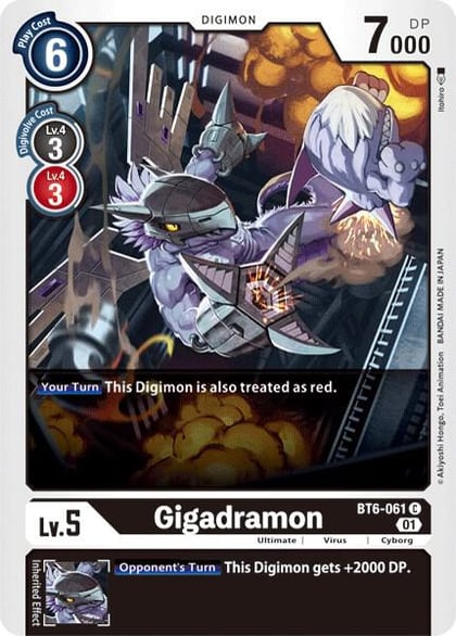 Gigadramon, Double Diamond BT6-061 C
