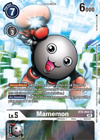 Mamemon (25th Special Memorial Pack), Double Diamond BT6-064 SR