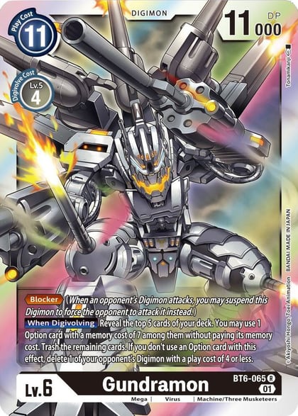 Gundramon, Double Diamond BT6-065 R