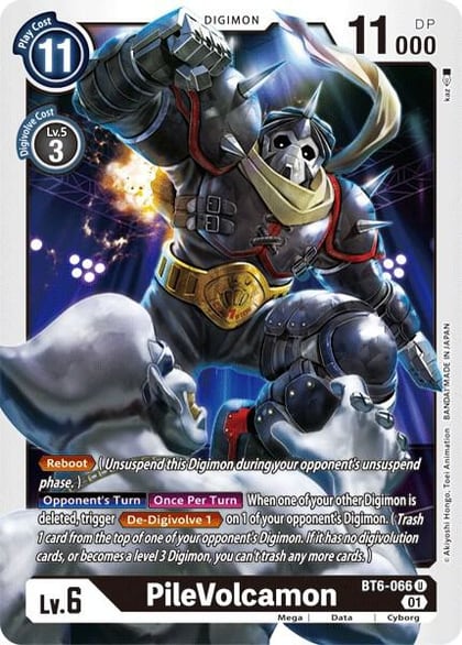 PileVolcamon, Double Diamond BT6-066 U