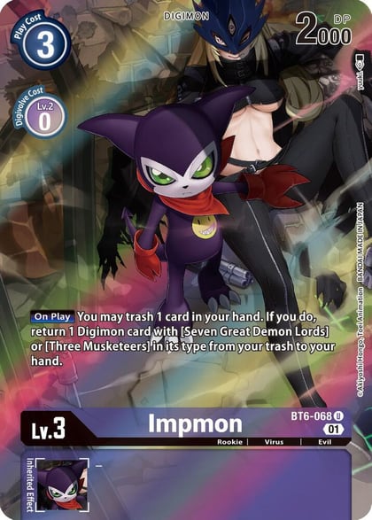 Impmon (Alternate Art), Double Diamond BT6-068 U