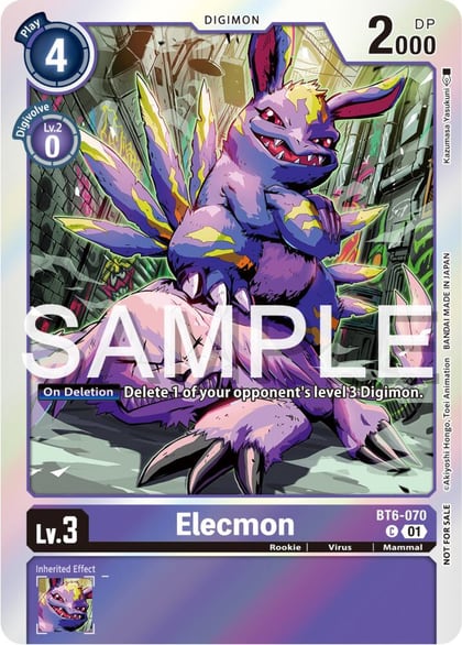 Elecmon (Official Tournament Pack Vol.12), Double Diamond BT6-070 C