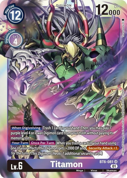 Titamon, Double Diamond BT6-081 SR