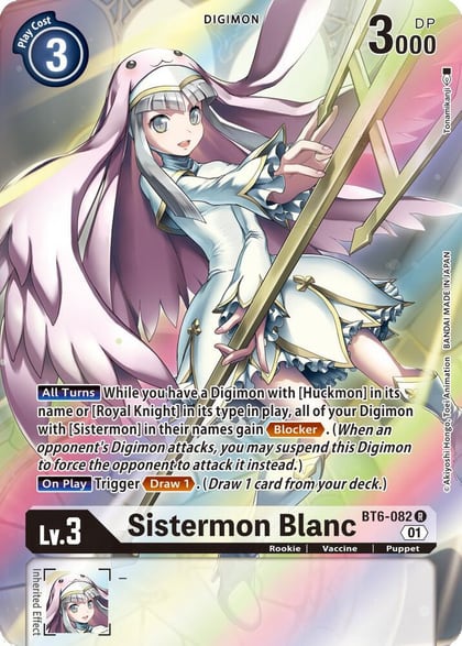 Sistermon Blanc (Alternate Art), Double Diamond BT6-082 R