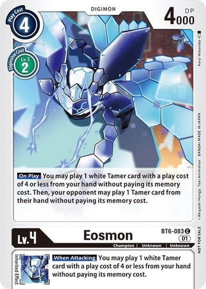 Eosmon - BT6-083 (Tamer Party Vol. 5 Promo), Double Diamond BT6-083 C