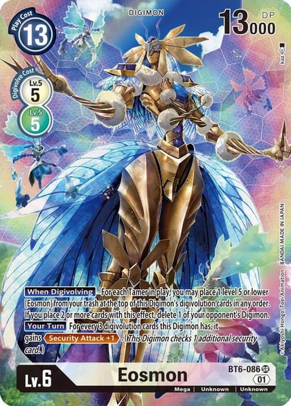 Eosmon - BT6-086 (Alternate Art), Double Diamond BT6-086 SR