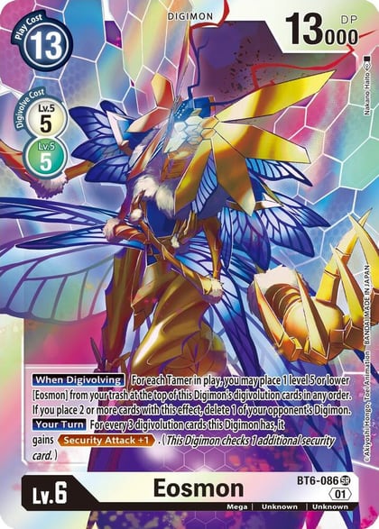 Eosmon - BT6-086, Double Diamond BT6-086 SR
