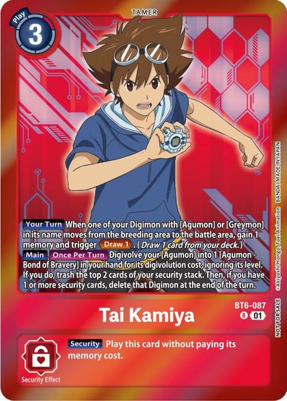 Tai Kamiya (Event Pack 5), Double Diamond BT6-087 R