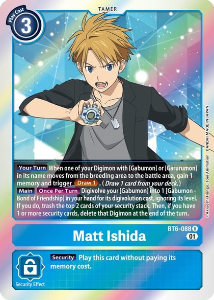 Matt Ishida, Double Diamond BT6-088 R