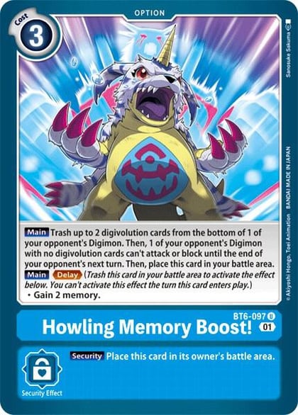 Howling Memory Boost!, Double Diamond BT6-097 U