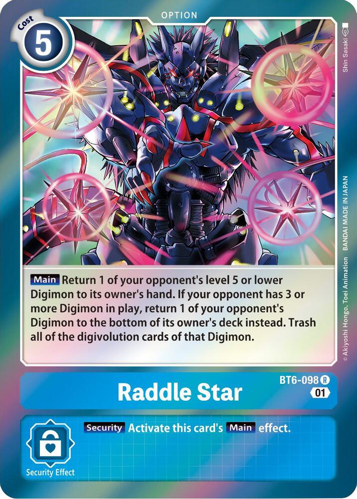Raddle Star, Double Diamond BT6-098 R