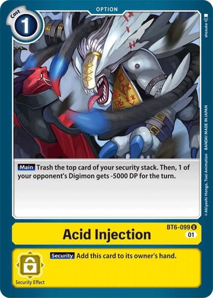 Acid Injection, Double Diamond BT6-099 U