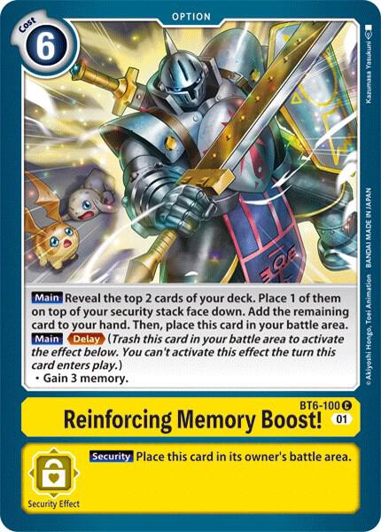Reinforcing Memory Boost!, Double Diamond BT6-100 C