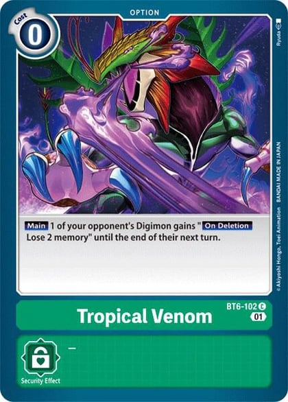 Tropical Venom, Double Diamond BT6-102 C