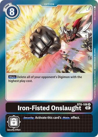 Iron-Fisted Onslaught, Double Diamond BT6-106 R