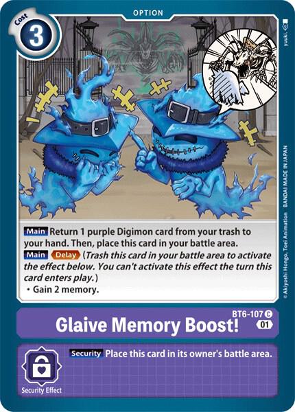 Glaive Memory Boost!, Double Diamond BT6-107 C