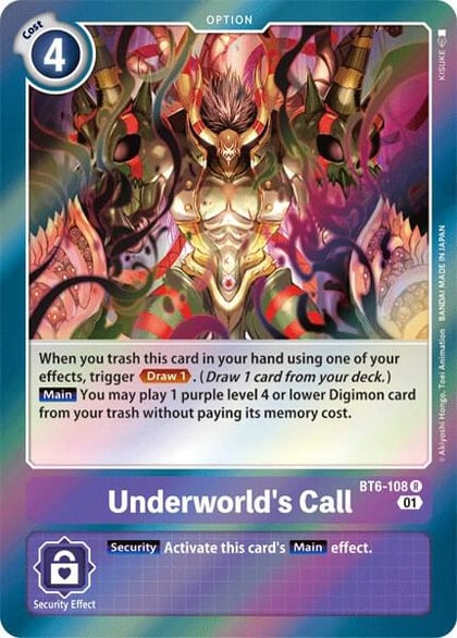Underworld's Call, Double Diamond BT6-108 R