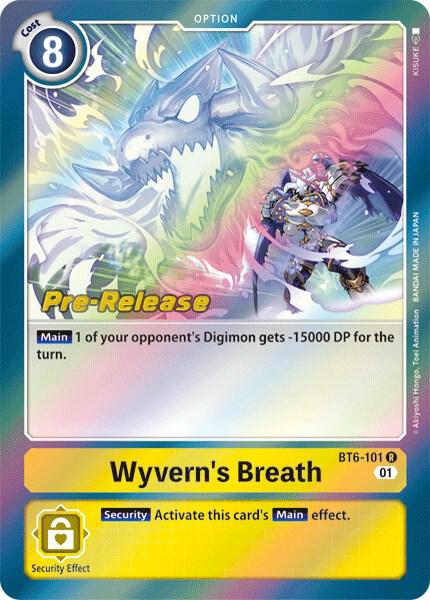 Wyvern's Breath, Double Diamond Pre-Release Cards BT6-101 R
