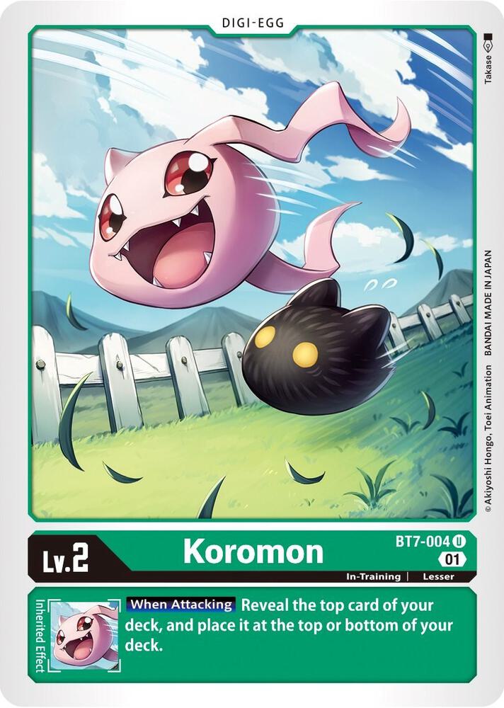 Koromon, Next Adventure BT7-004 U