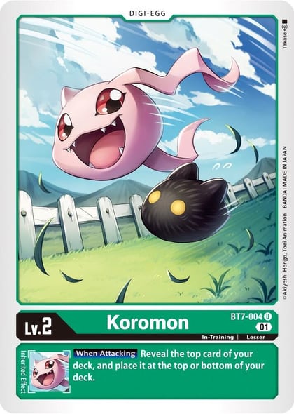 Koromon, Next Adventure BT7-004 U