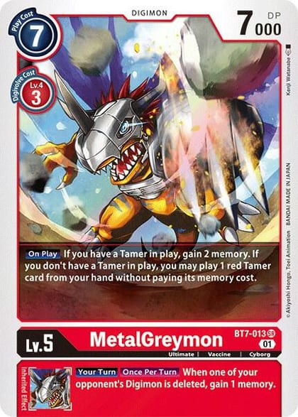MetalGreymon, Next Adventure BT7-013 SR