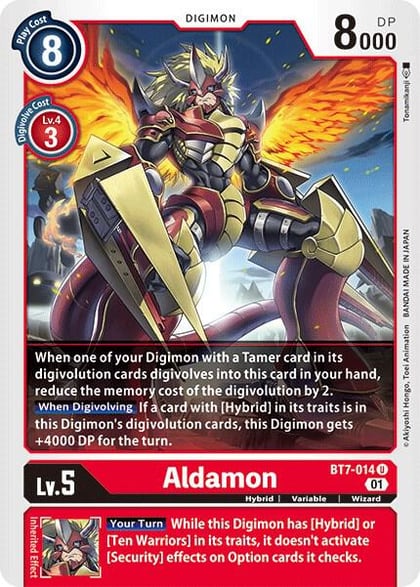 Aldamon, Next Adventure BT7-014 U