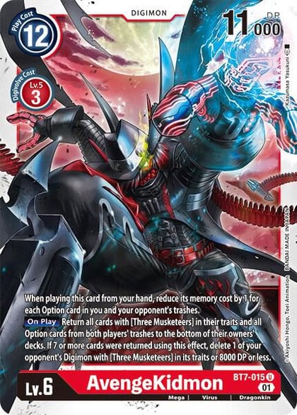 AvengeKidmon, Next Adventure BT7-015 U