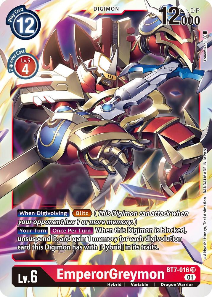EmperorGreymon, Next Adventure BT7-016 SR