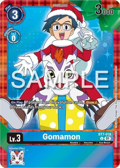 Gomamon (Winter Holiday Event 2024), Next Adventure BT7-018 U