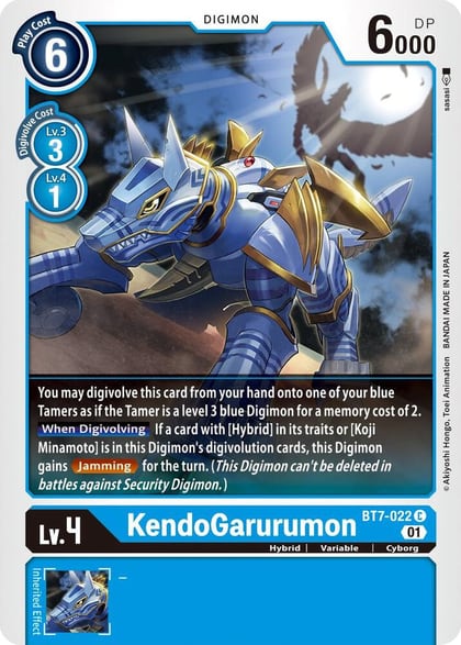 KendoGarurumon, Next Adventure BT7-022 C
