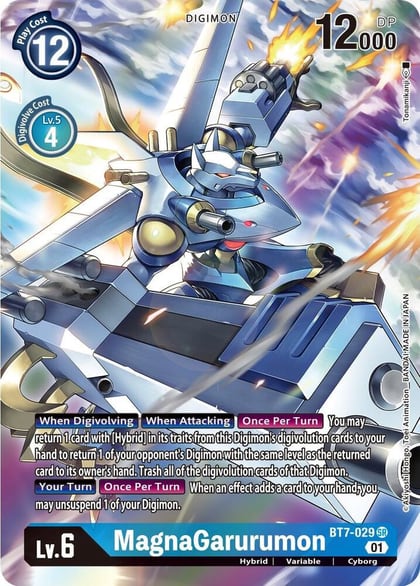 MagnaGarurumon (Alternate Art), Next Adventure BT7-029 SR
