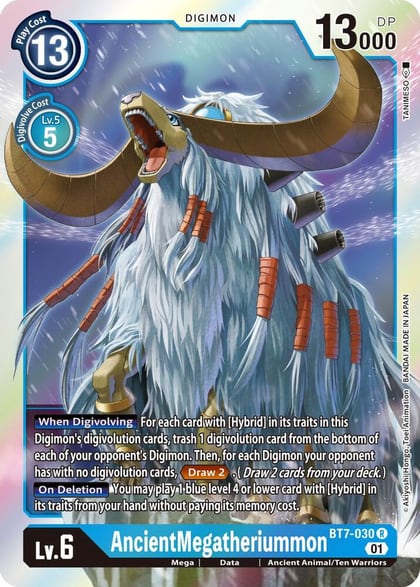 AncientMegatheriummon, Next Adventure BT7-030 R