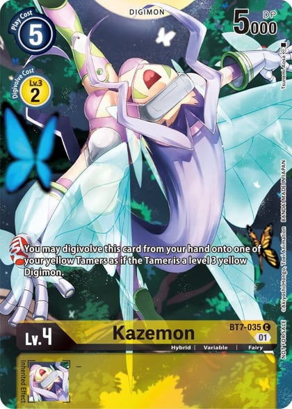 Kazemon (2nd Anniversary Frontier Card), Next Adventure BT7-035 C