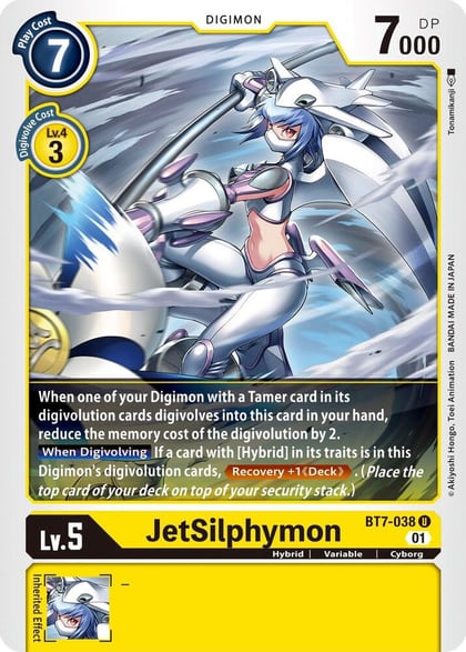 JetSilphymon, Next Adventure BT7-038 U