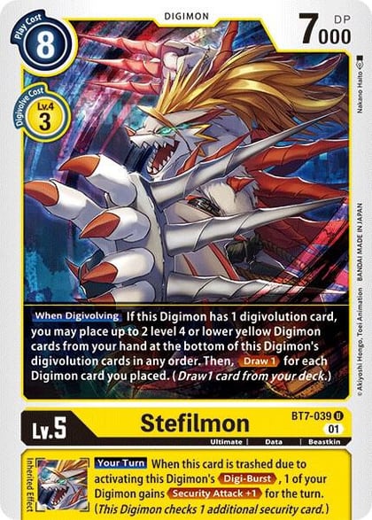 Stefilmon, Next Adventure BT7-039 U