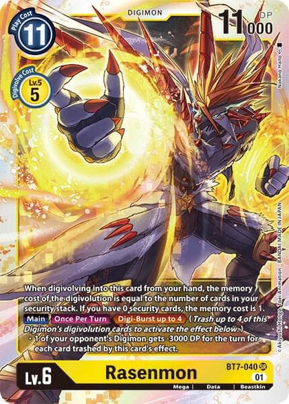 Rasenmon, Next Adventure BT7-040 SR