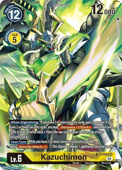 Kazuchimon (Alternate Art), Next Adventure BT7-041 SR