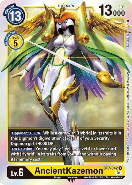 AncientKazemon (Event Pack 3), Next Adventure BT7-042 R